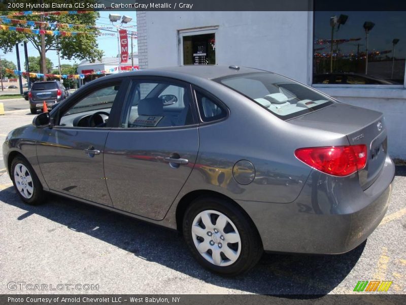 Carbon Gray Metallic / Gray 2008 Hyundai Elantra GLS Sedan
