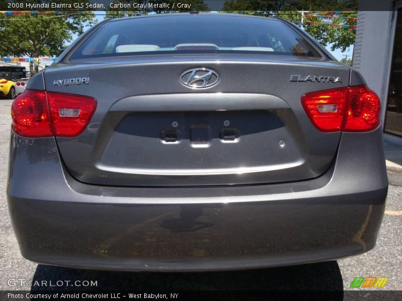 Carbon Gray Metallic / Gray 2008 Hyundai Elantra GLS Sedan