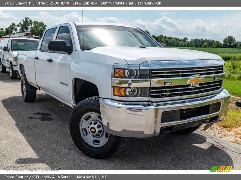 Summit White / Jet Black/Dark Ash 2015 Chevrolet Silverado 2500HD WT Crew Cab 4x4