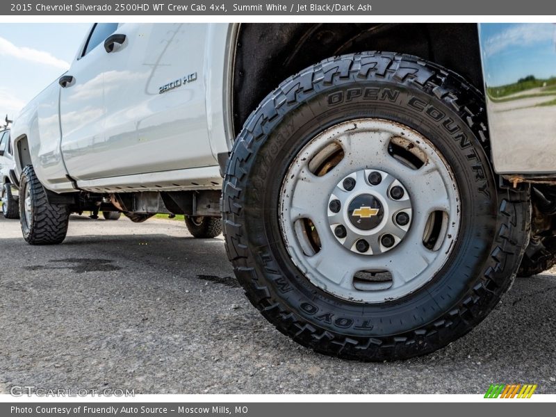 Summit White / Jet Black/Dark Ash 2015 Chevrolet Silverado 2500HD WT Crew Cab 4x4