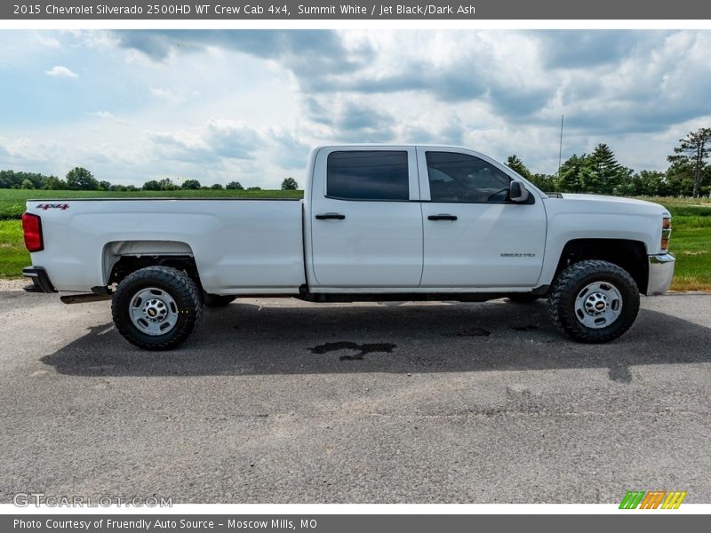 Summit White / Jet Black/Dark Ash 2015 Chevrolet Silverado 2500HD WT Crew Cab 4x4
