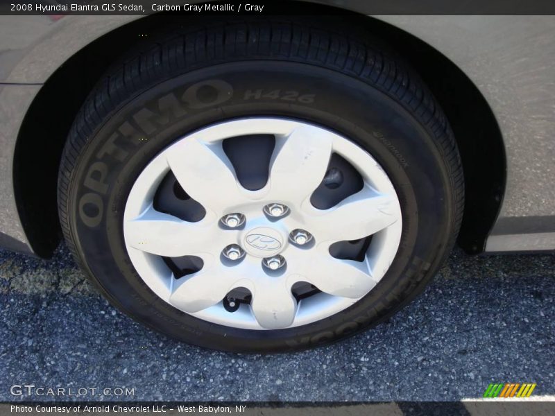 Carbon Gray Metallic / Gray 2008 Hyundai Elantra GLS Sedan