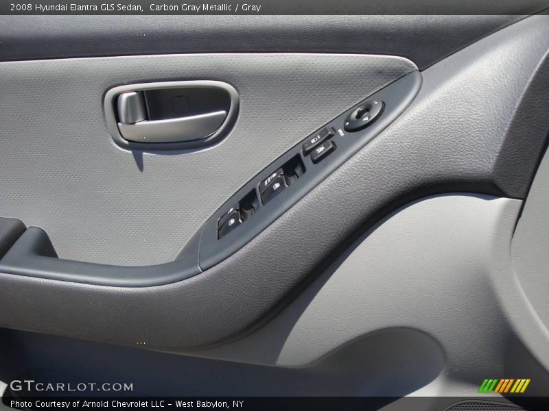 Carbon Gray Metallic / Gray 2008 Hyundai Elantra GLS Sedan
