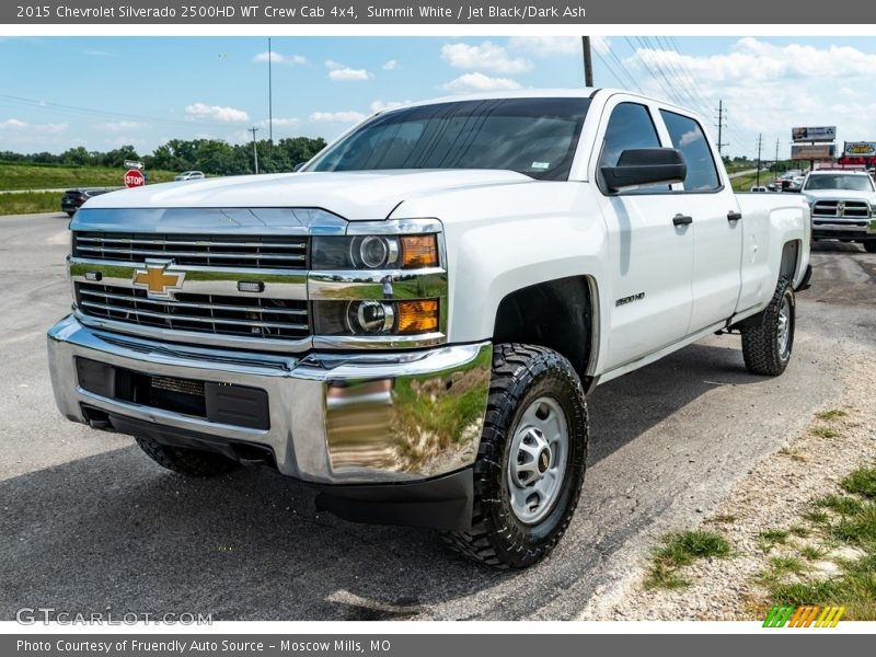Summit White / Jet Black/Dark Ash 2015 Chevrolet Silverado 2500HD WT Crew Cab 4x4
