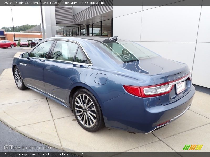 Blue Diamond / Cappuccino 2018 Lincoln Continental Select AWD