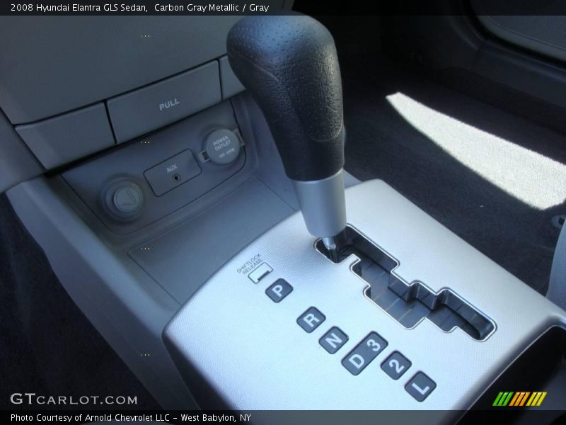 Carbon Gray Metallic / Gray 2008 Hyundai Elantra GLS Sedan