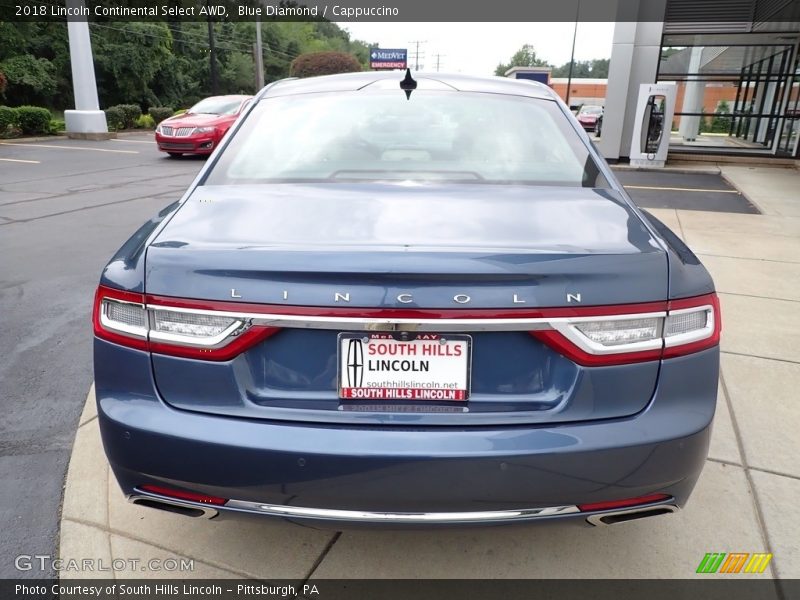 Blue Diamond / Cappuccino 2018 Lincoln Continental Select AWD