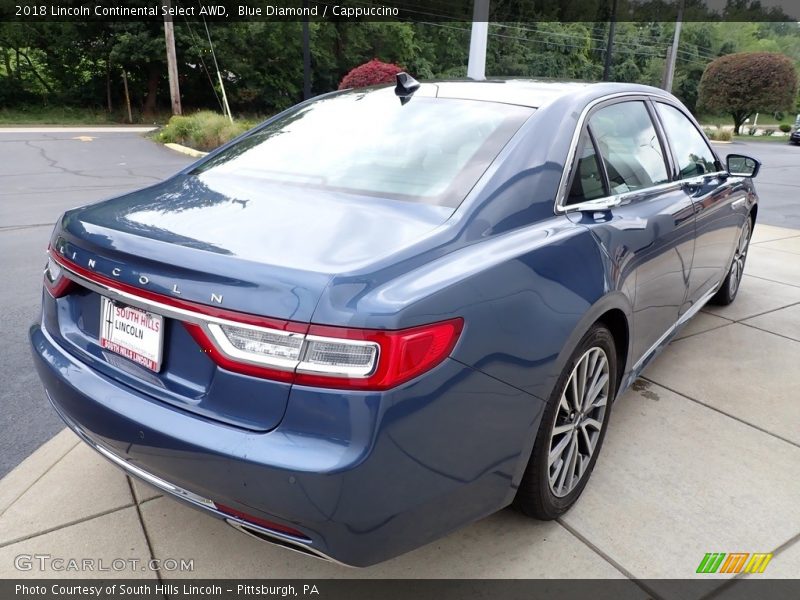 Blue Diamond / Cappuccino 2018 Lincoln Continental Select AWD
