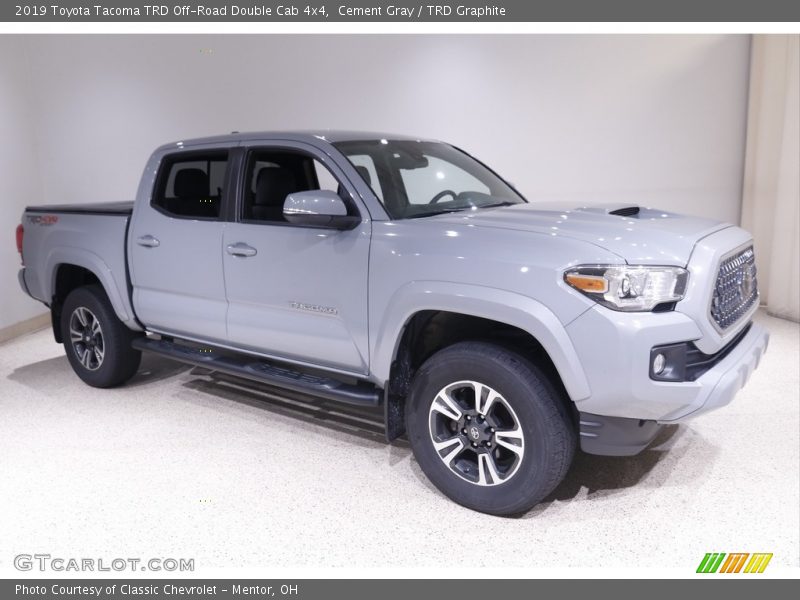 Cement Gray / TRD Graphite 2019 Toyota Tacoma TRD Off-Road Double Cab 4x4