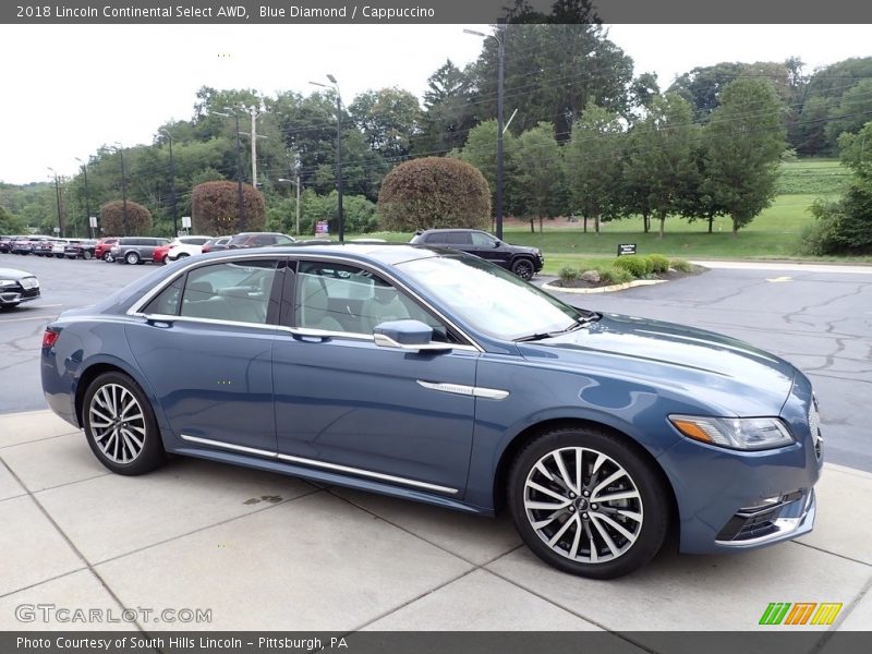 Blue Diamond / Cappuccino 2018 Lincoln Continental Select AWD