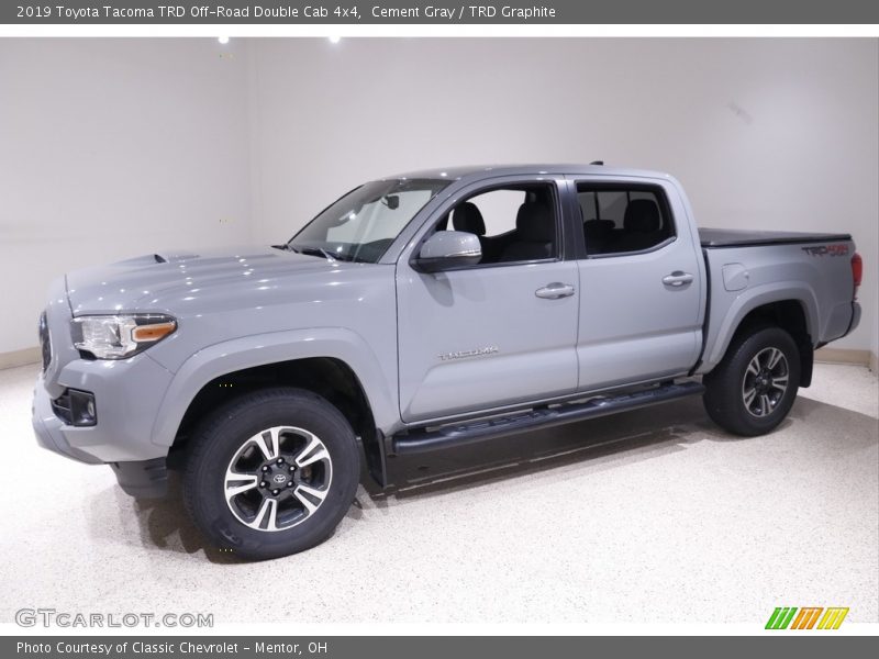 Cement Gray / TRD Graphite 2019 Toyota Tacoma TRD Off-Road Double Cab 4x4