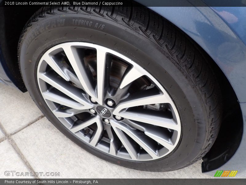 Blue Diamond / Cappuccino 2018 Lincoln Continental Select AWD