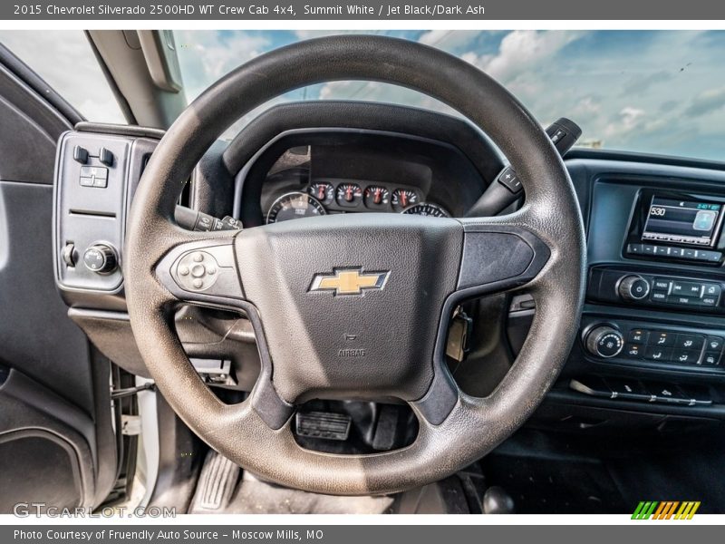 Summit White / Jet Black/Dark Ash 2015 Chevrolet Silverado 2500HD WT Crew Cab 4x4