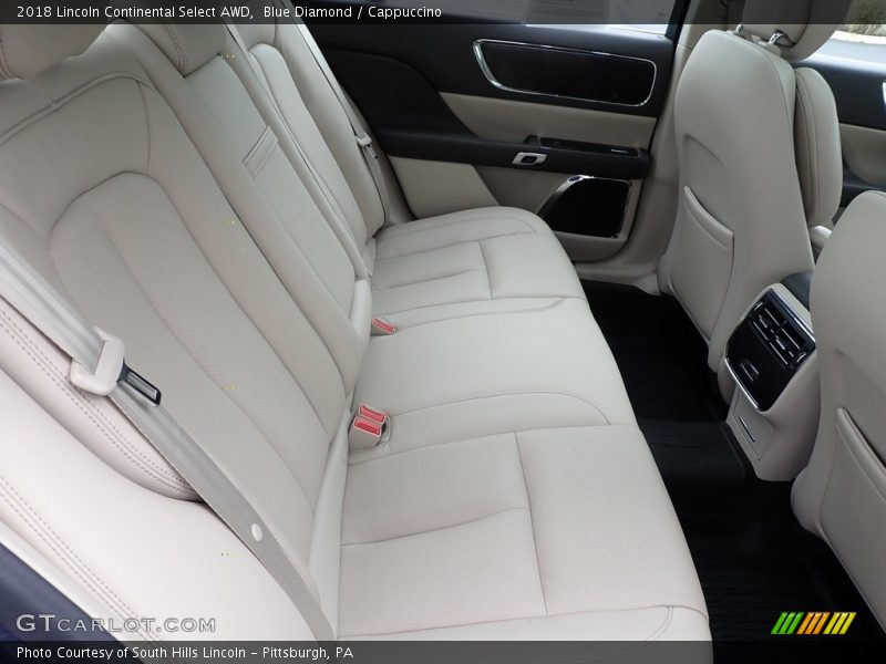 Rear Seat of 2018 Continental Select AWD