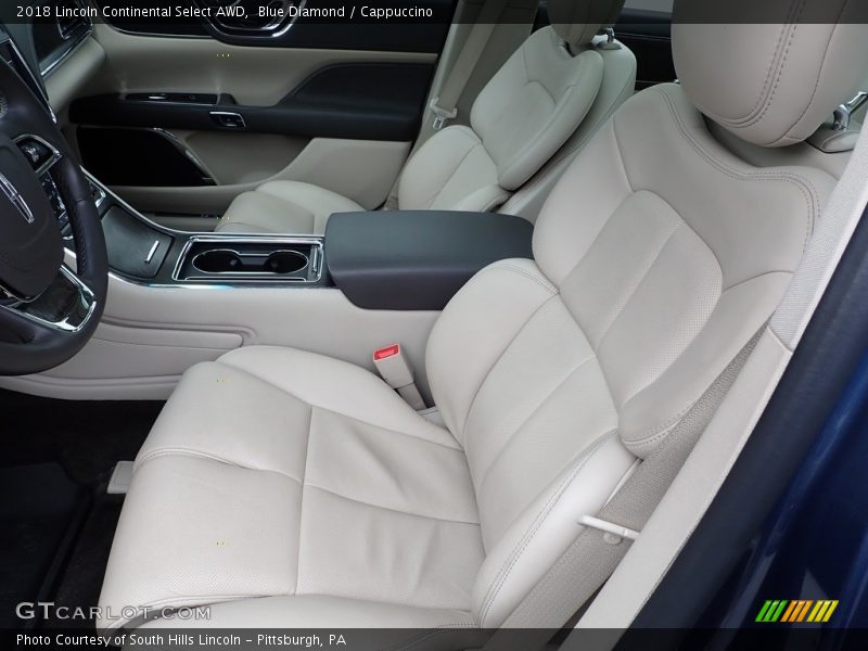 Front Seat of 2018 Continental Select AWD