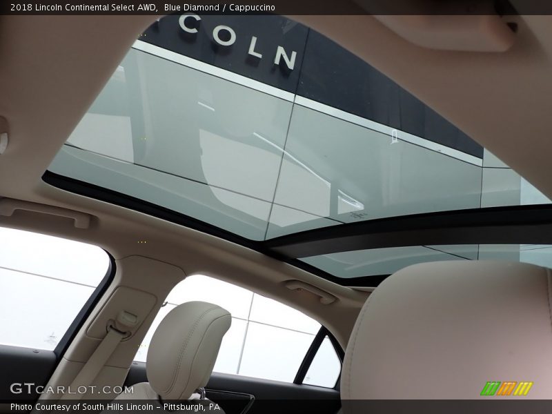 Blue Diamond / Cappuccino 2018 Lincoln Continental Select AWD