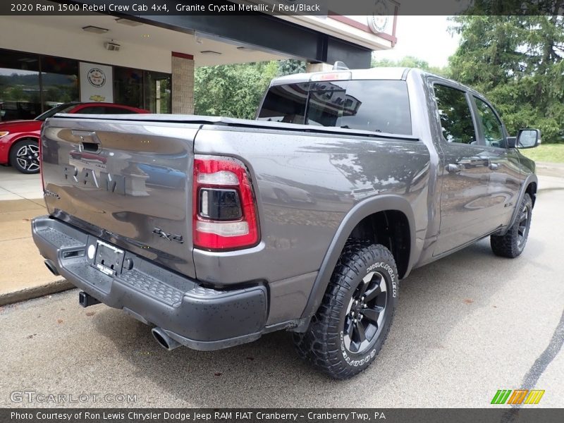 Granite Crystal Metallic / Red/Black 2020 Ram 1500 Rebel Crew Cab 4x4