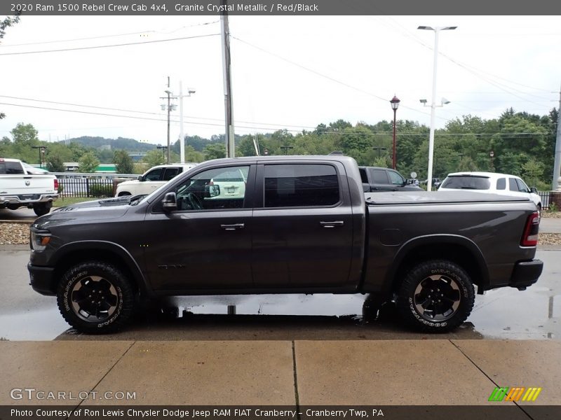 Granite Crystal Metallic / Red/Black 2020 Ram 1500 Rebel Crew Cab 4x4