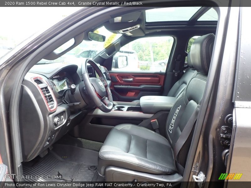 Front Seat of 2020 1500 Rebel Crew Cab 4x4