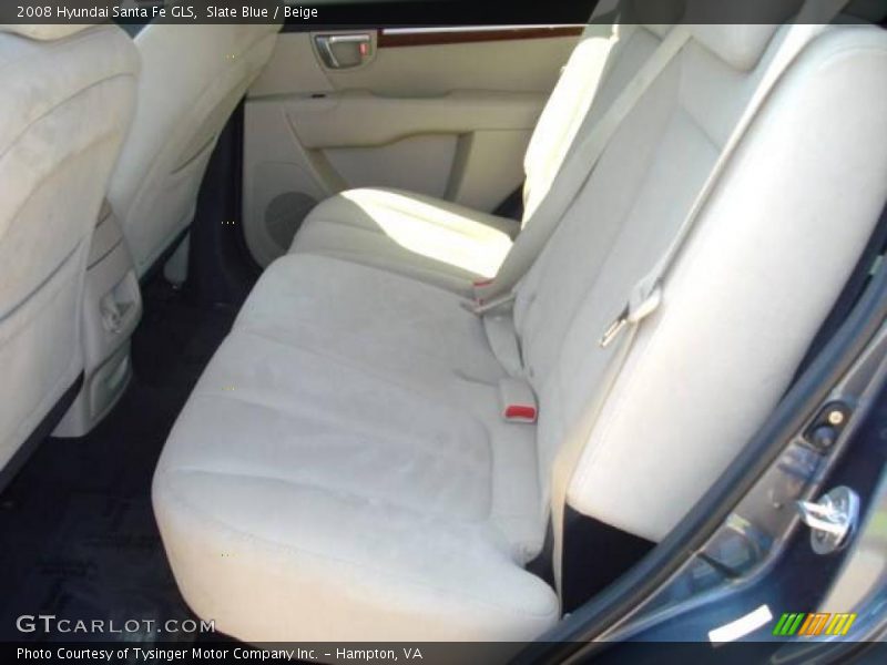 Slate Blue / Beige 2008 Hyundai Santa Fe GLS