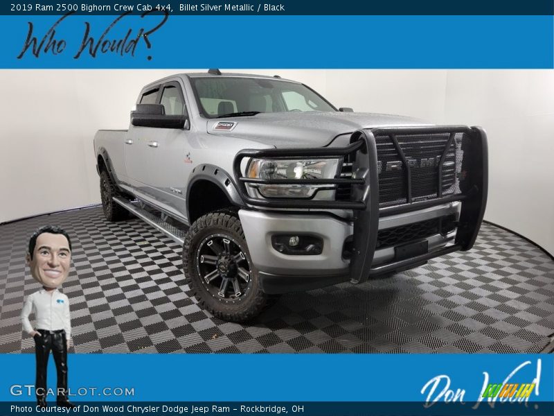 Billet Silver Metallic / Black 2019 Ram 2500 Bighorn Crew Cab 4x4