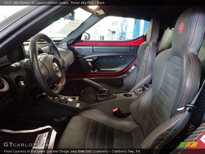 Front Seat of 2015 4C Launch Edition Coupe