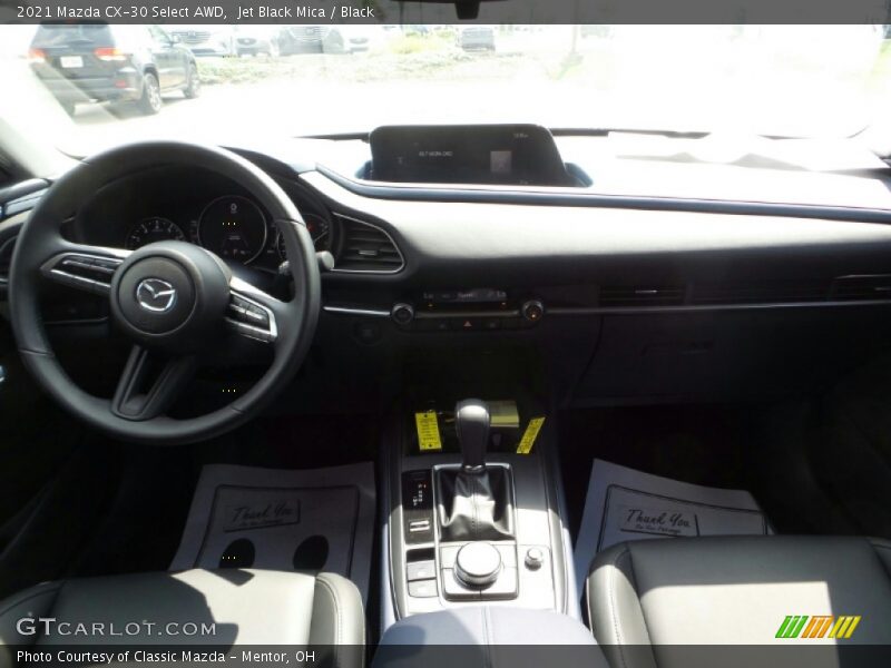 Jet Black Mica / Black 2021 Mazda CX-30 Select AWD