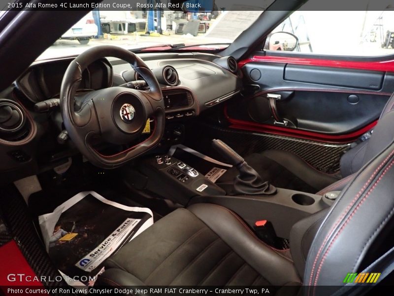  2015 4C Launch Edition Coupe Black Interior