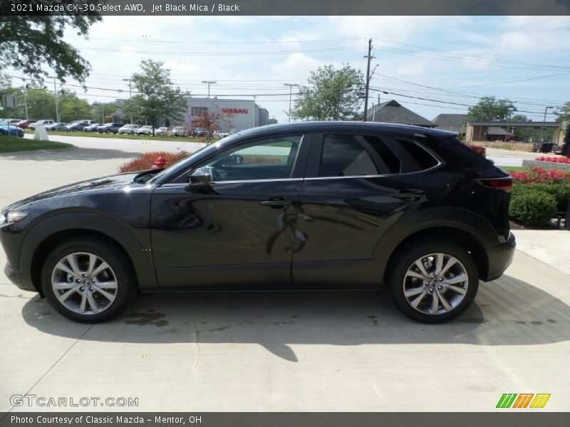 Jet Black Mica / Black 2021 Mazda CX-30 Select AWD
