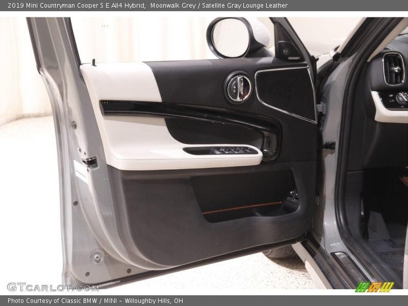 Moonwalk Grey / Satellite Gray Lounge Leather 2019 Mini Countryman Cooper S E All4 Hybrid