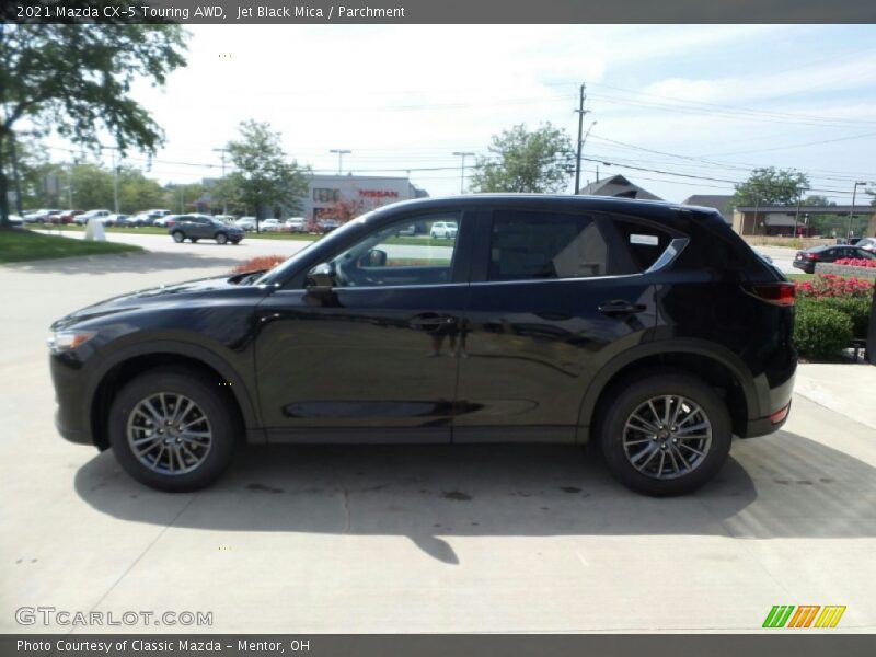 Jet Black Mica / Parchment 2021 Mazda CX-5 Touring AWD