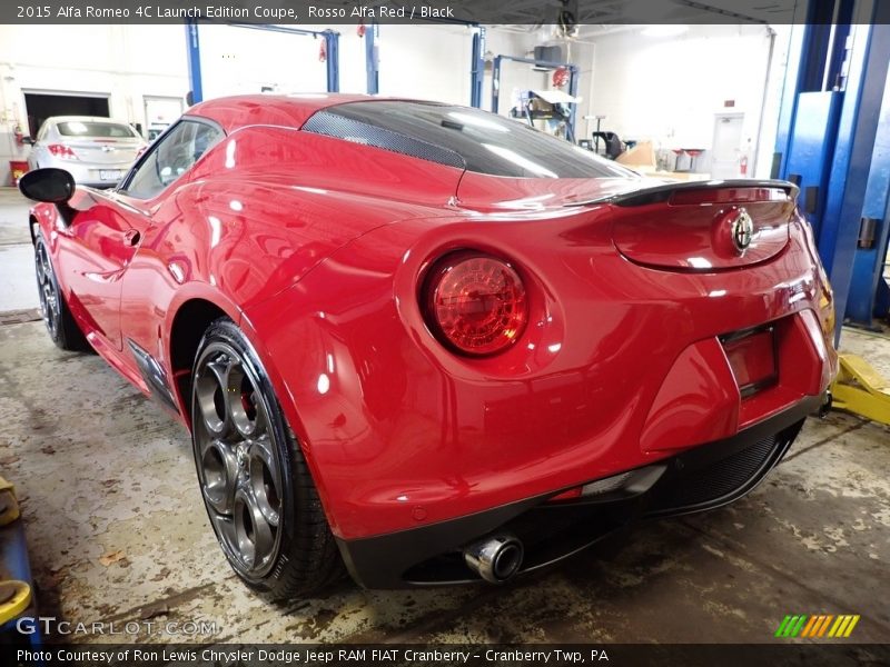 Rosso Alfa Red / Black 2015 Alfa Romeo 4C Launch Edition Coupe