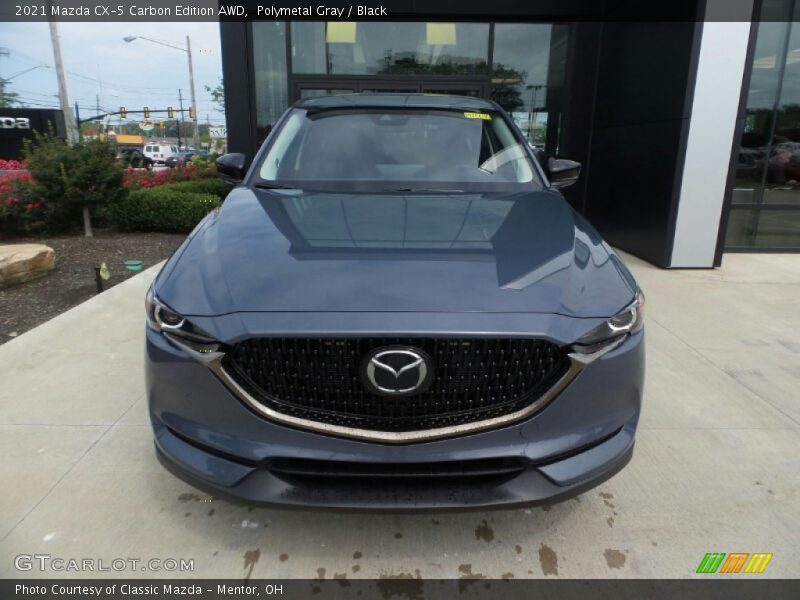 Polymetal Gray / Black 2021 Mazda CX-5 Carbon Edition AWD