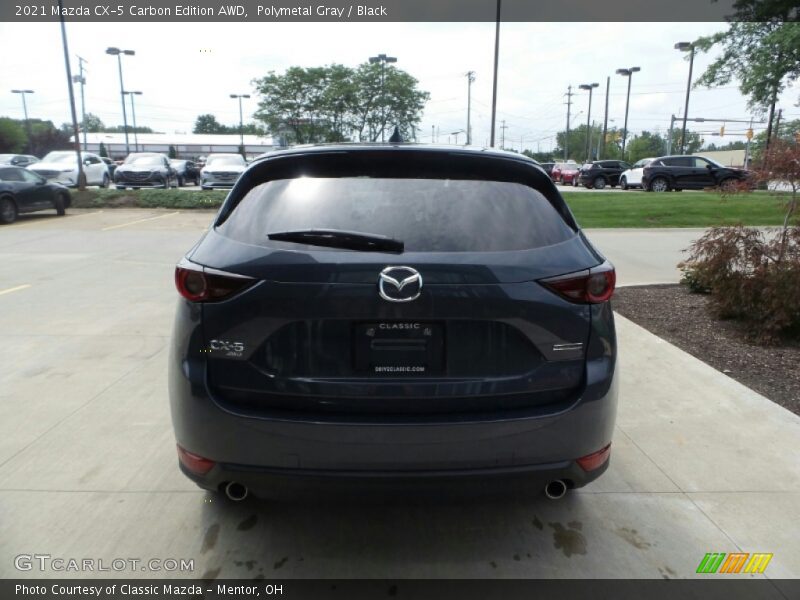 Polymetal Gray / Black 2021 Mazda CX-5 Carbon Edition AWD