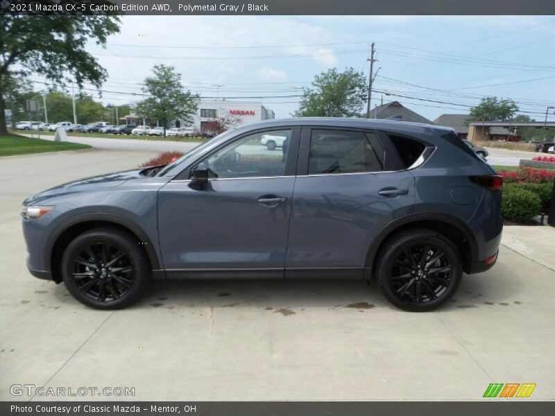 Polymetal Gray / Black 2021 Mazda CX-5 Carbon Edition AWD