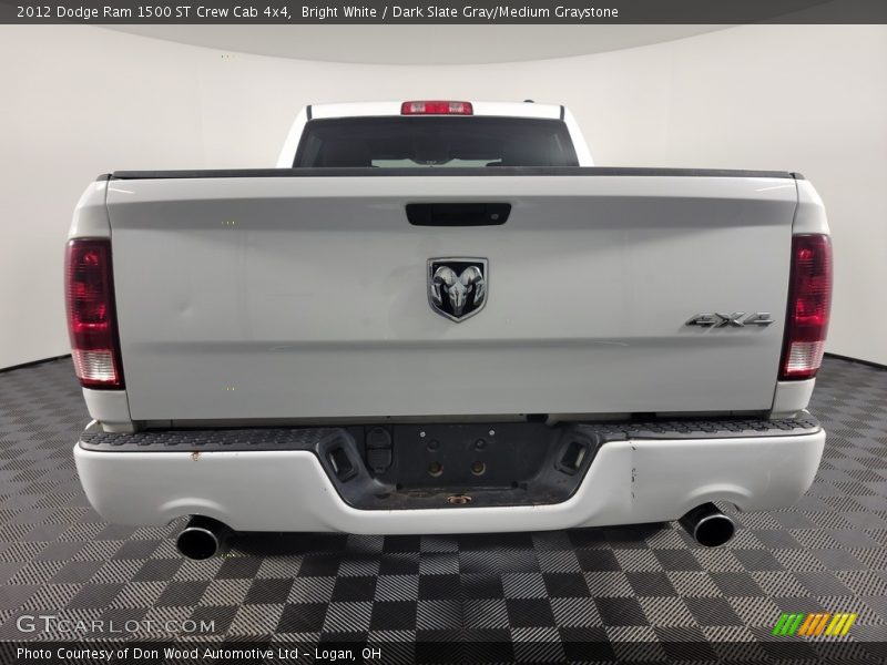 Bright White / Dark Slate Gray/Medium Graystone 2012 Dodge Ram 1500 ST Crew Cab 4x4
