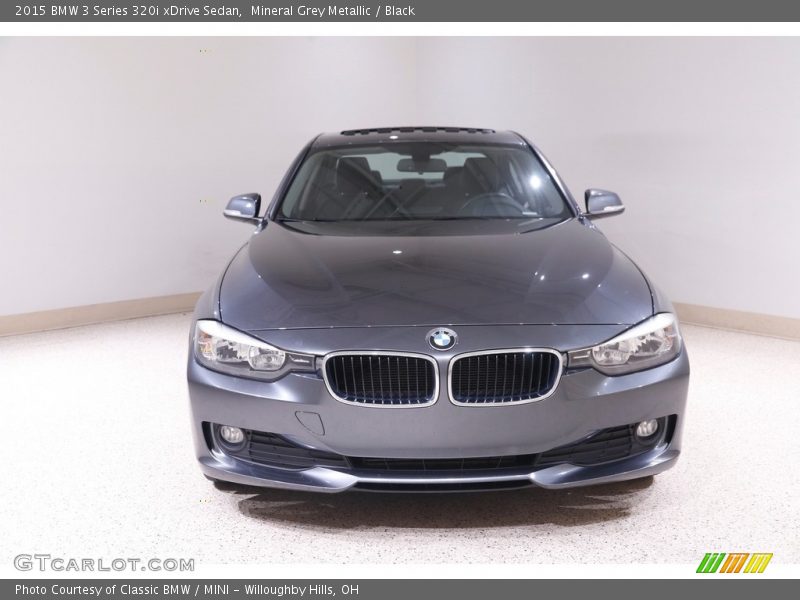 Mineral Grey Metallic / Black 2015 BMW 3 Series 320i xDrive Sedan