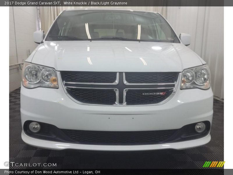 White Knuckle / Black/Light Graystone 2017 Dodge Grand Caravan SXT