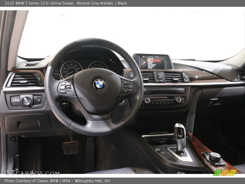 Mineral Grey Metallic / Black 2015 BMW 3 Series 320i xDrive Sedan