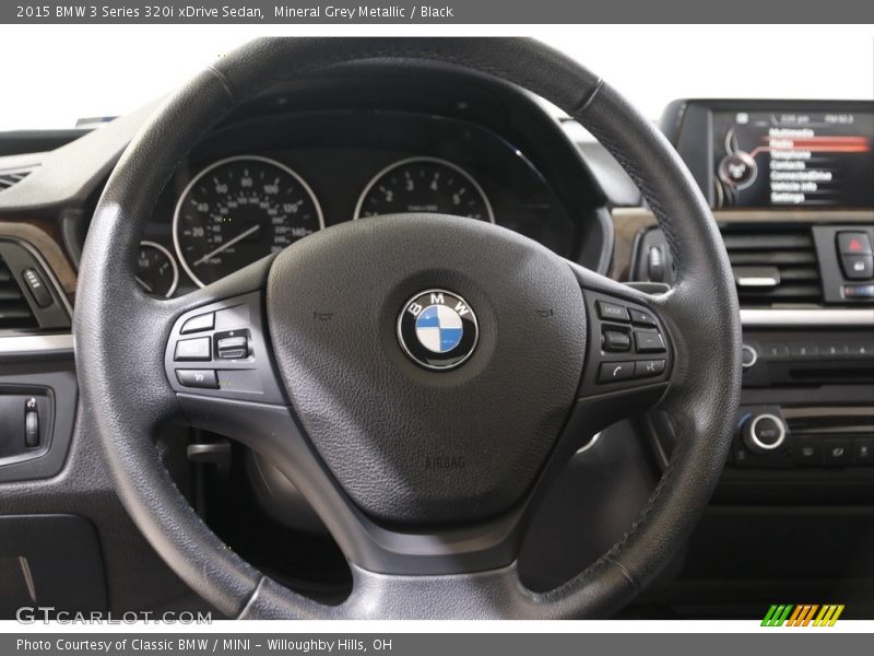 Mineral Grey Metallic / Black 2015 BMW 3 Series 320i xDrive Sedan