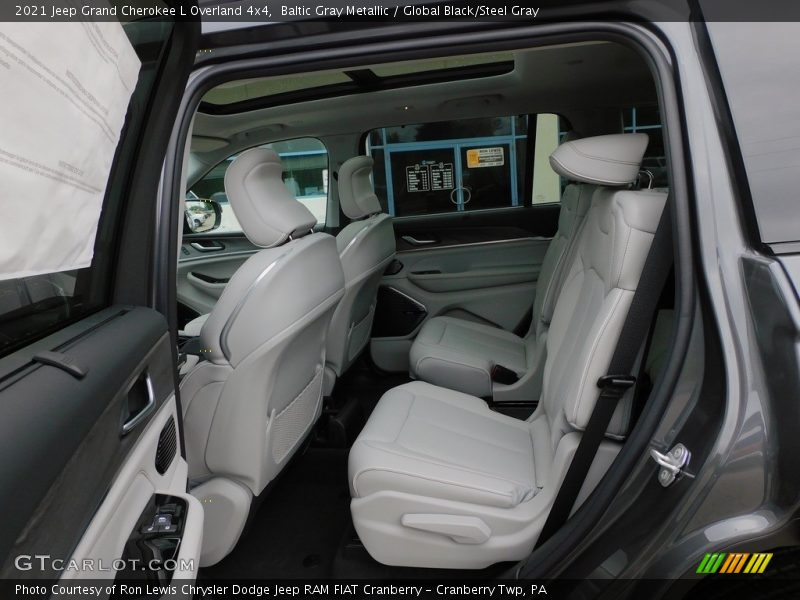 Baltic Gray Metallic / Global Black/Steel Gray 2021 Jeep Grand Cherokee L Overland 4x4