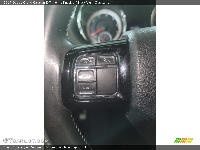 White Knuckle / Black/Light Graystone 2017 Dodge Grand Caravan SXT