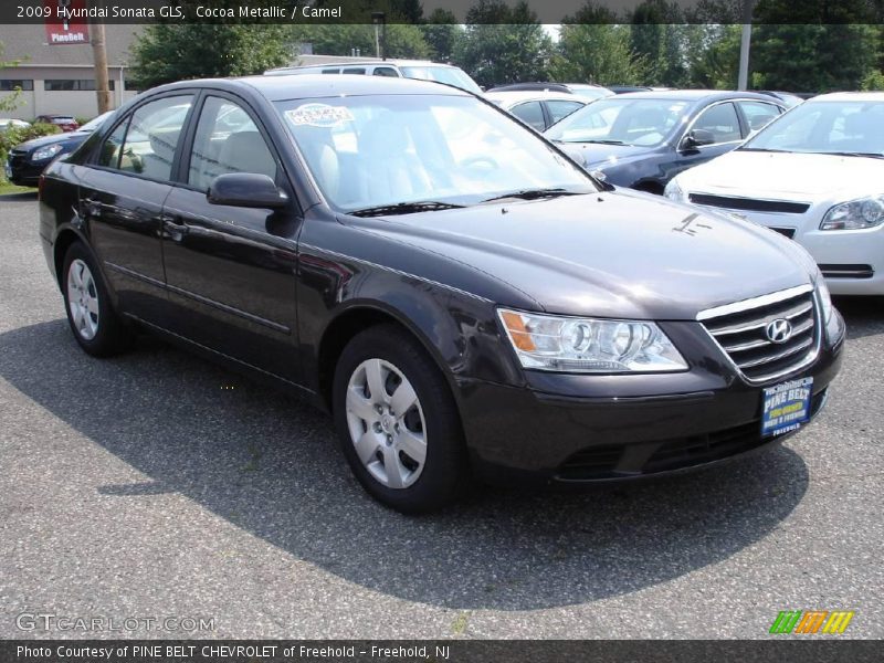 Cocoa Metallic / Camel 2009 Hyundai Sonata GLS