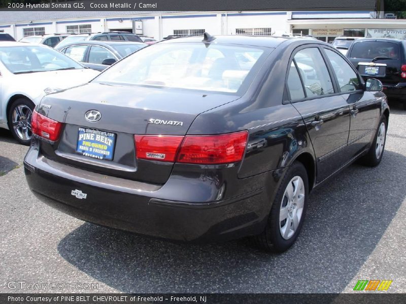Cocoa Metallic / Camel 2009 Hyundai Sonata GLS