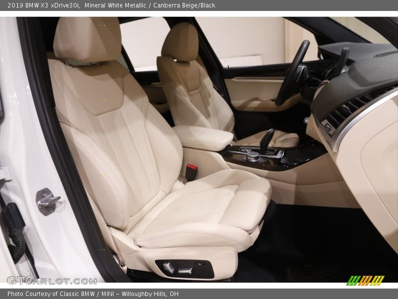 Mineral White Metallic / Canberra Beige/Black 2019 BMW X3 xDrive30i