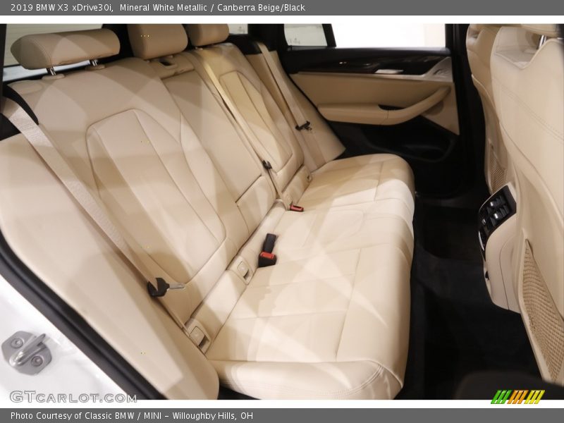 Mineral White Metallic / Canberra Beige/Black 2019 BMW X3 xDrive30i