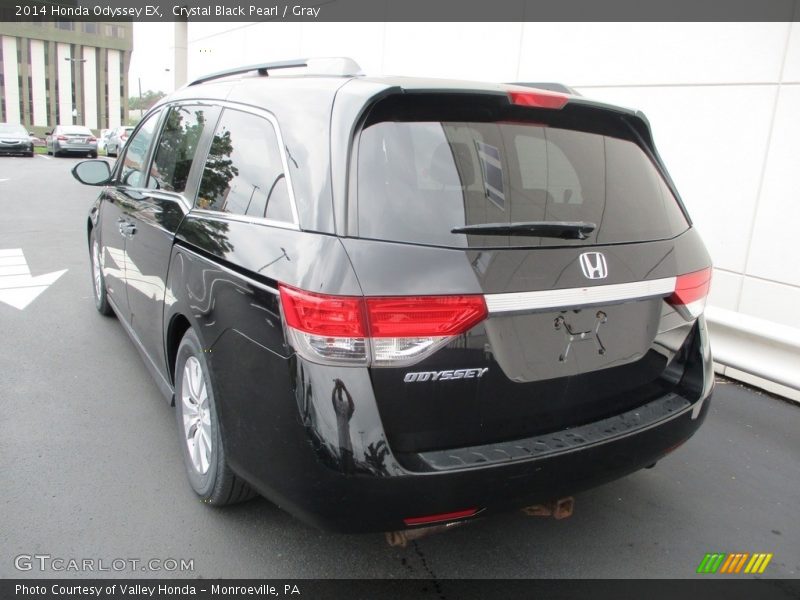 Crystal Black Pearl / Gray 2014 Honda Odyssey EX