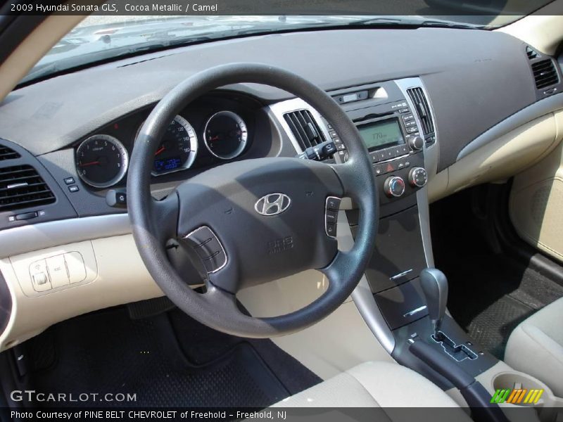 Cocoa Metallic / Camel 2009 Hyundai Sonata GLS