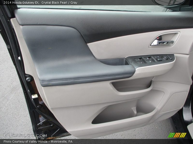 Crystal Black Pearl / Gray 2014 Honda Odyssey EX