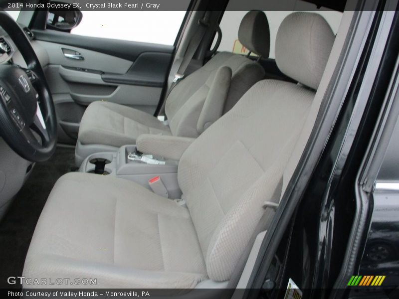 Crystal Black Pearl / Gray 2014 Honda Odyssey EX